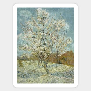 The Pink Peach Tree by Vincent van Gogh Sticker